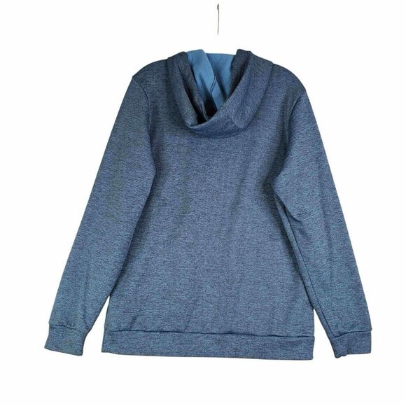 Nike Hoodie Sweatshirt Men's Size Small S Blue Pullover Therma Fit Long Sleeve - Picture 3 of 9